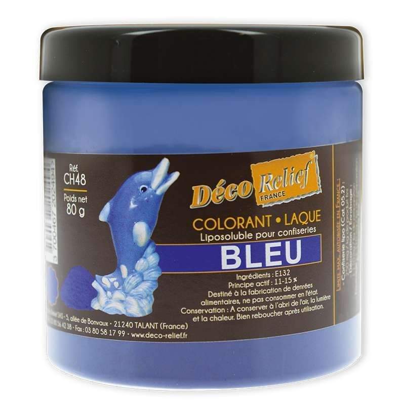 Colorants liposolubles alimentaires 60g - Mallard Ferrière - bleu